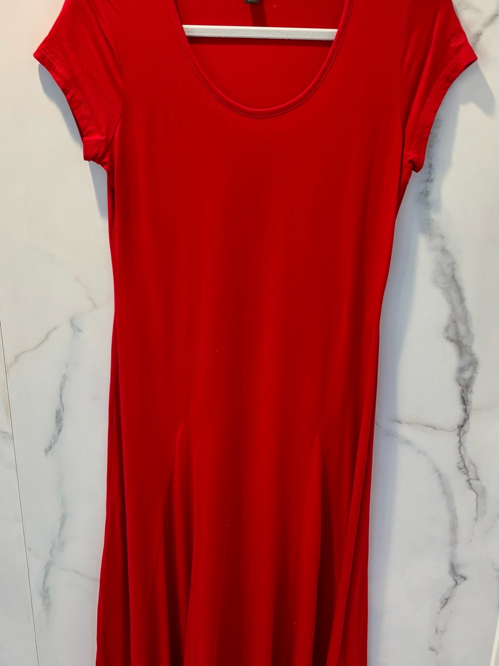 Ralph Lauren Bright Red Scoop-Neck Women’s Dress